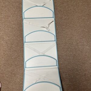 White and Blue Hanging Organizer